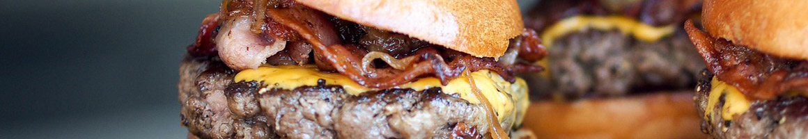 Eating Burger Hot Dog at B-Bop's restaurant in Des Moines, IA.